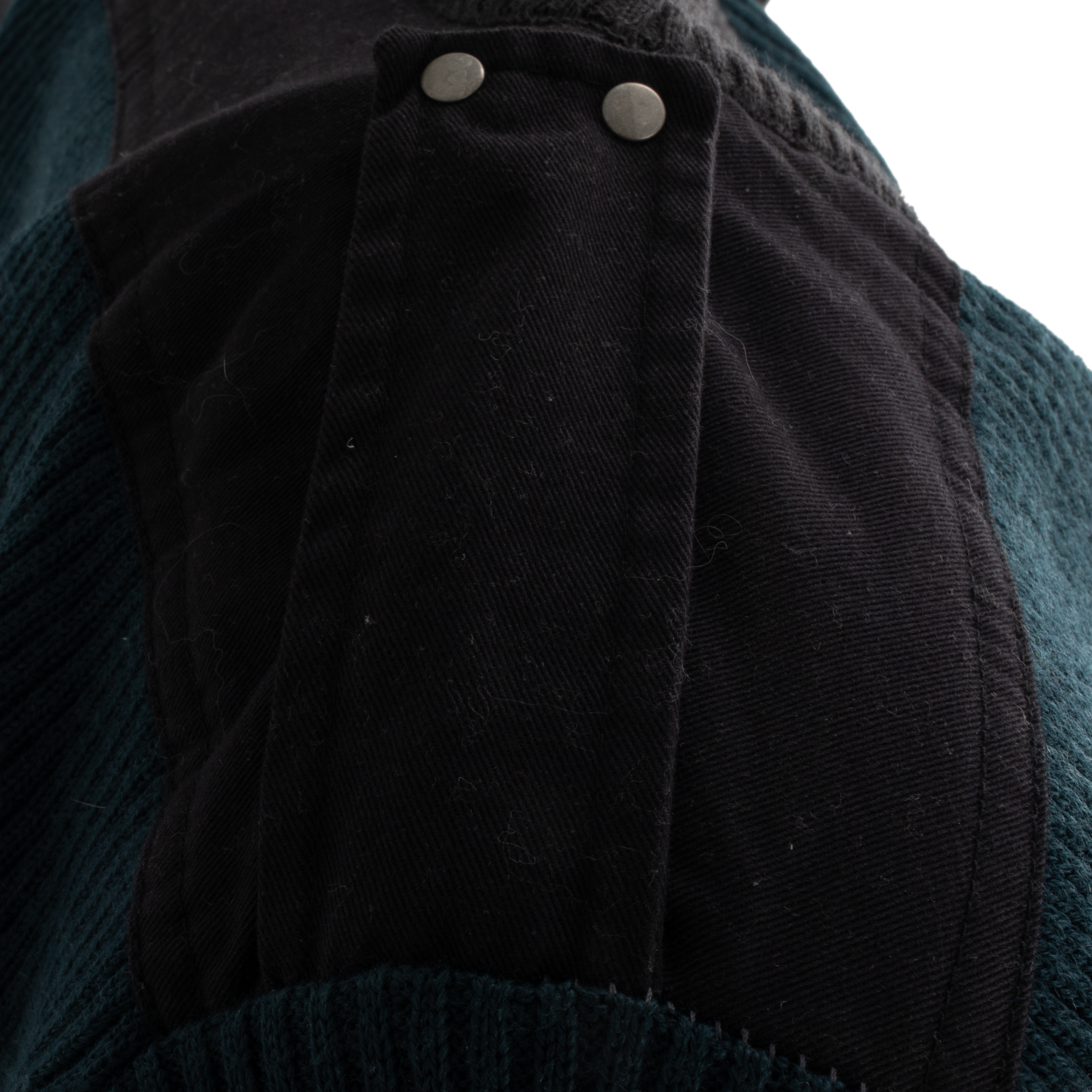 Buy Dutch Commando Wool Sweater Emerald Blue 1/4 Zip w/ Side